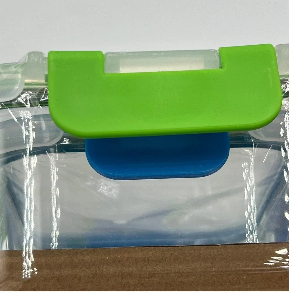 MCIRCO Food Storage Containers 10pc Clear New Glass Airtight Lids
